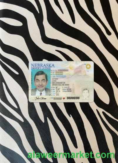 USA Nebraska new driving license photolook front